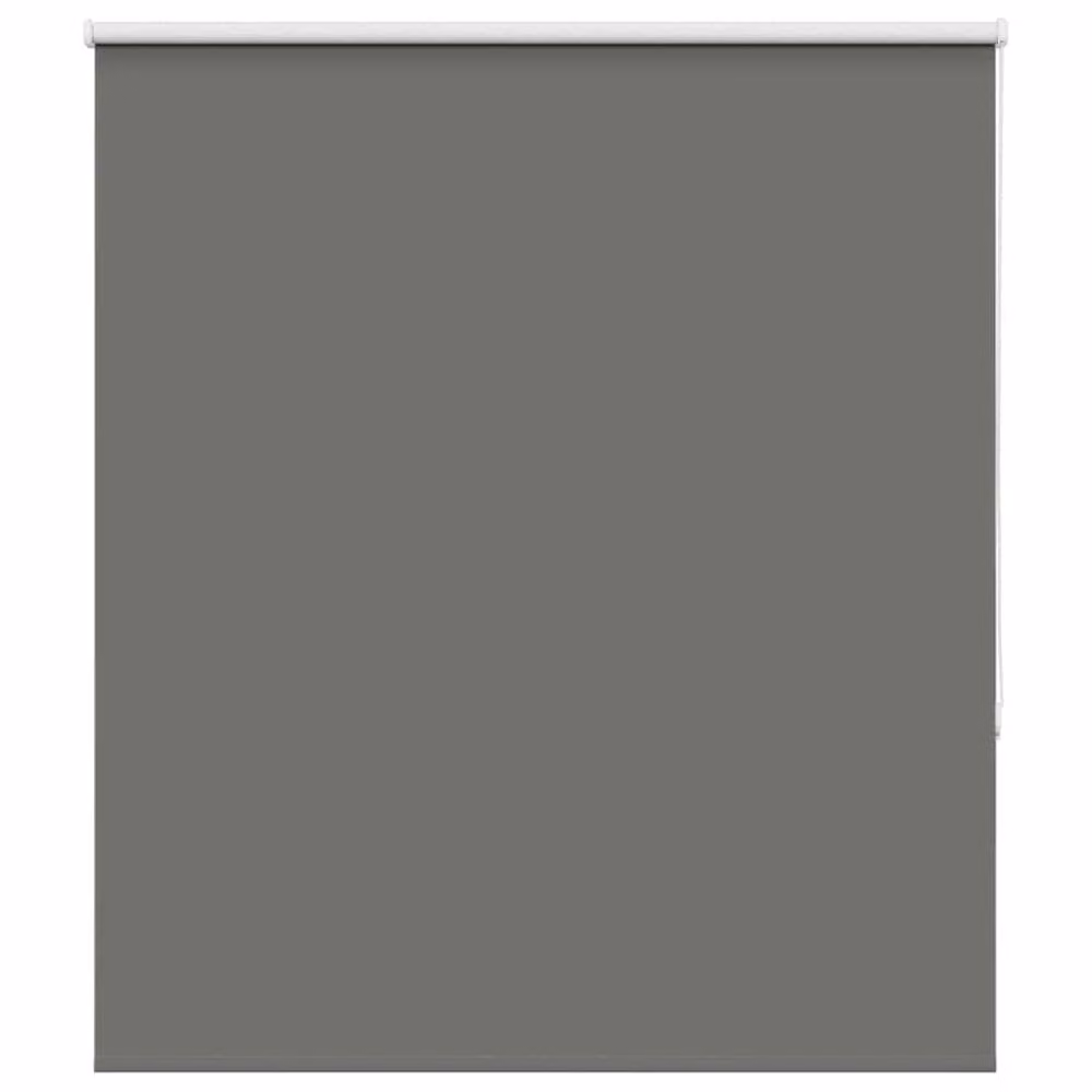 Berkfield Home Grey Blackout Roller Blind, W: 125 cm, H: 150 cm