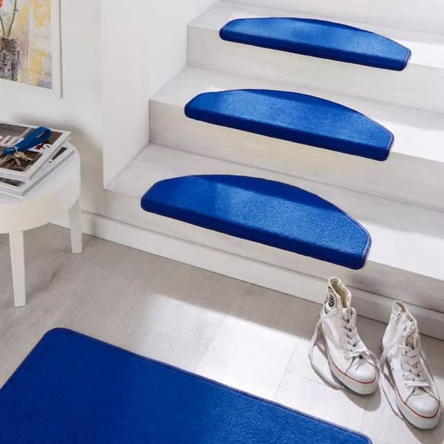 Hanse Home Modern Plain Blue Polypropylene Rectangular Runner Rug