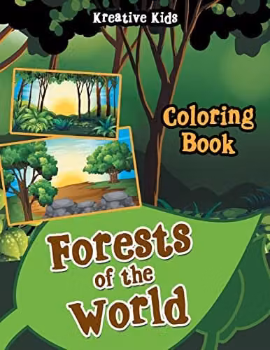 Kreative Kids Forests of the World Colouring Book, Multicolour Paperback