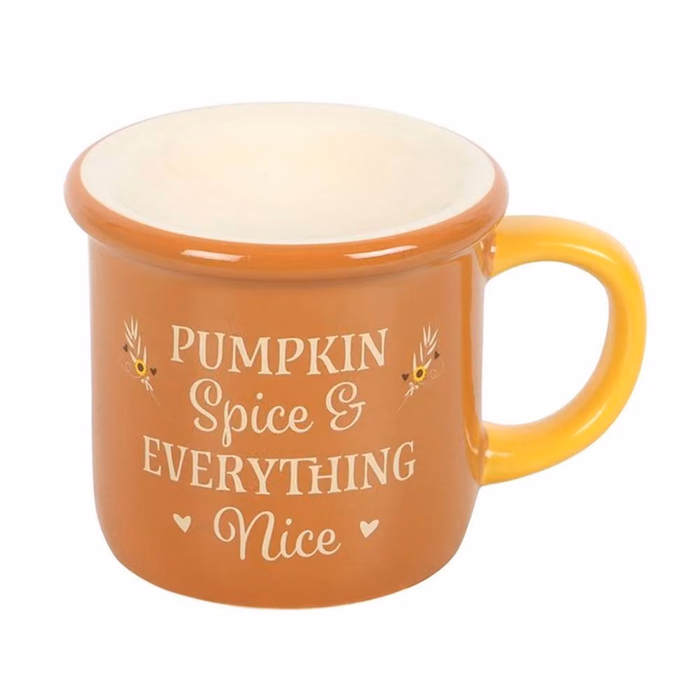 Uniqueful Pumpkin Spice Ceramic Oil Burner and Wax Warmer in Orange – 2