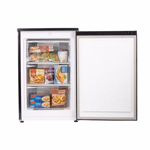 Willow WUCFZ48B 60L Black Undercounter Upright Freezer with Reversible Door – 3