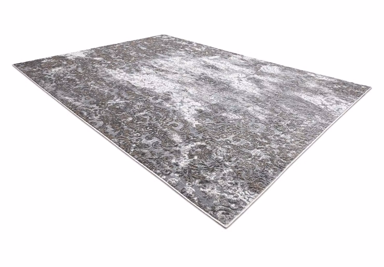 RugsX Noble Vintage Grey Rectangular Polyester Rug, W: 120 cm, L: 170 cm – 2