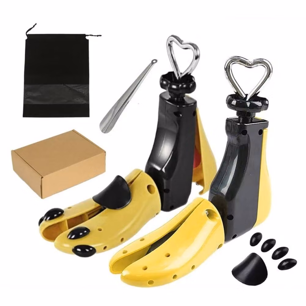 NESTLUNE Yellow 2X Boot Shoe Stretcher and Shoe Tree for Men and Women, W/D/H: 100 x 15 x 15 cm – 2