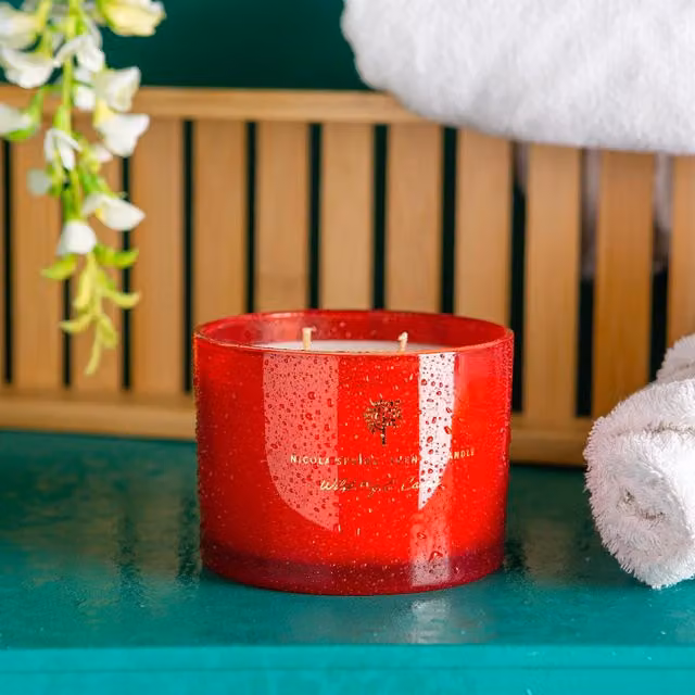 Nicola Spring Red Soy Wax Scented Tabletop Candle, 38g