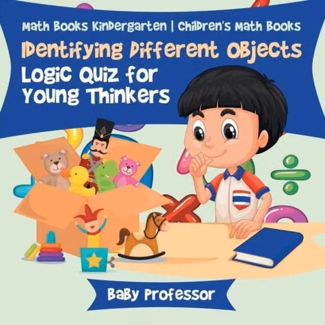 Baby Professor Identifying Different Objects Multicolour Logic Quiz Paper Activity Set