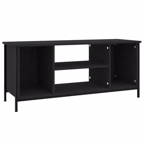 vidaXL Modern Black TV Cabinet W/D/H: 102 x 35 x 45 cm – 1