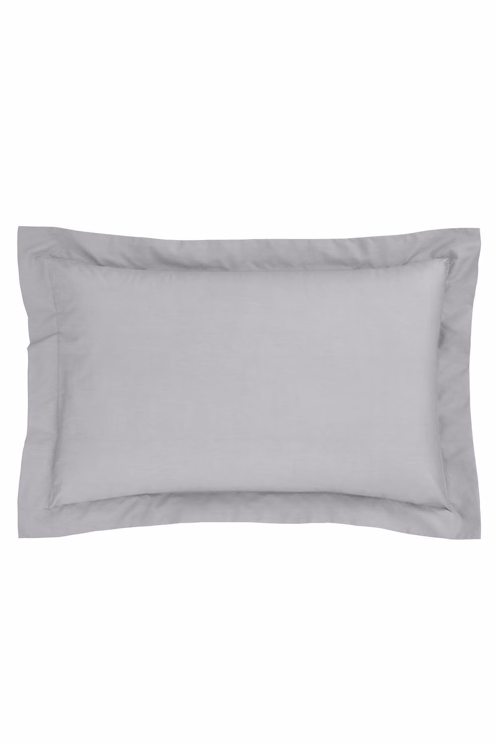 Bianca 180 Thread Count Egyptian Cotton Oxford Pillowcase in Silver Grey – 2