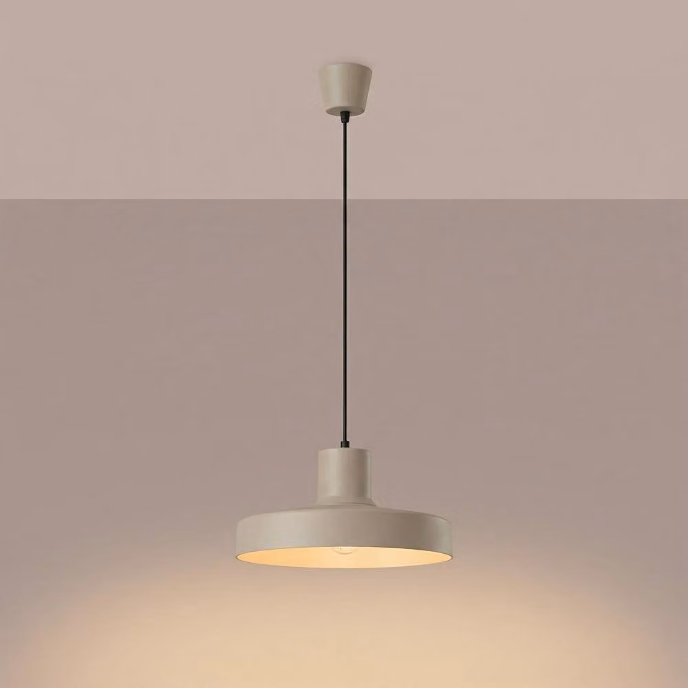 Sollux Lighting Modern Suspended Pendant Lamp in Taupe, W/D/H: 120 x 35 x 35 cm – 2