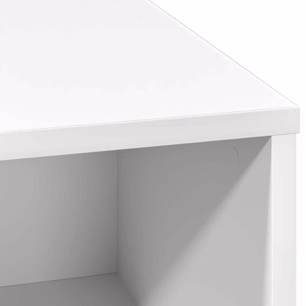 Berkfield Home White Modern Sideboard with Integrated LED Lighting, W/D/H: 75 x 34.5 x 71 cm – 4