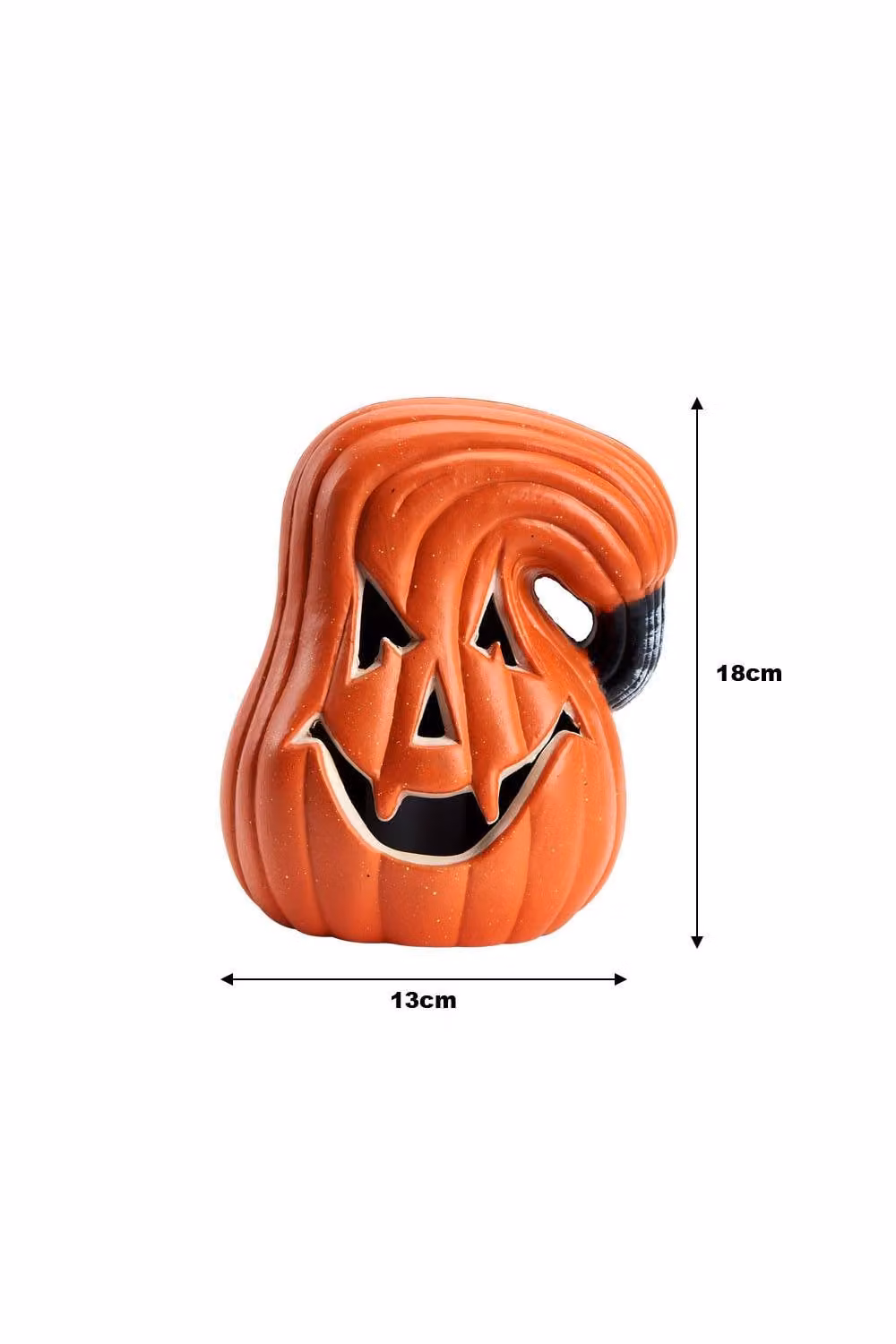 Garden Sanctuary Halloween LED Pumpkin Lantern, Orange, Battery Operated Tabletop Decor – 2