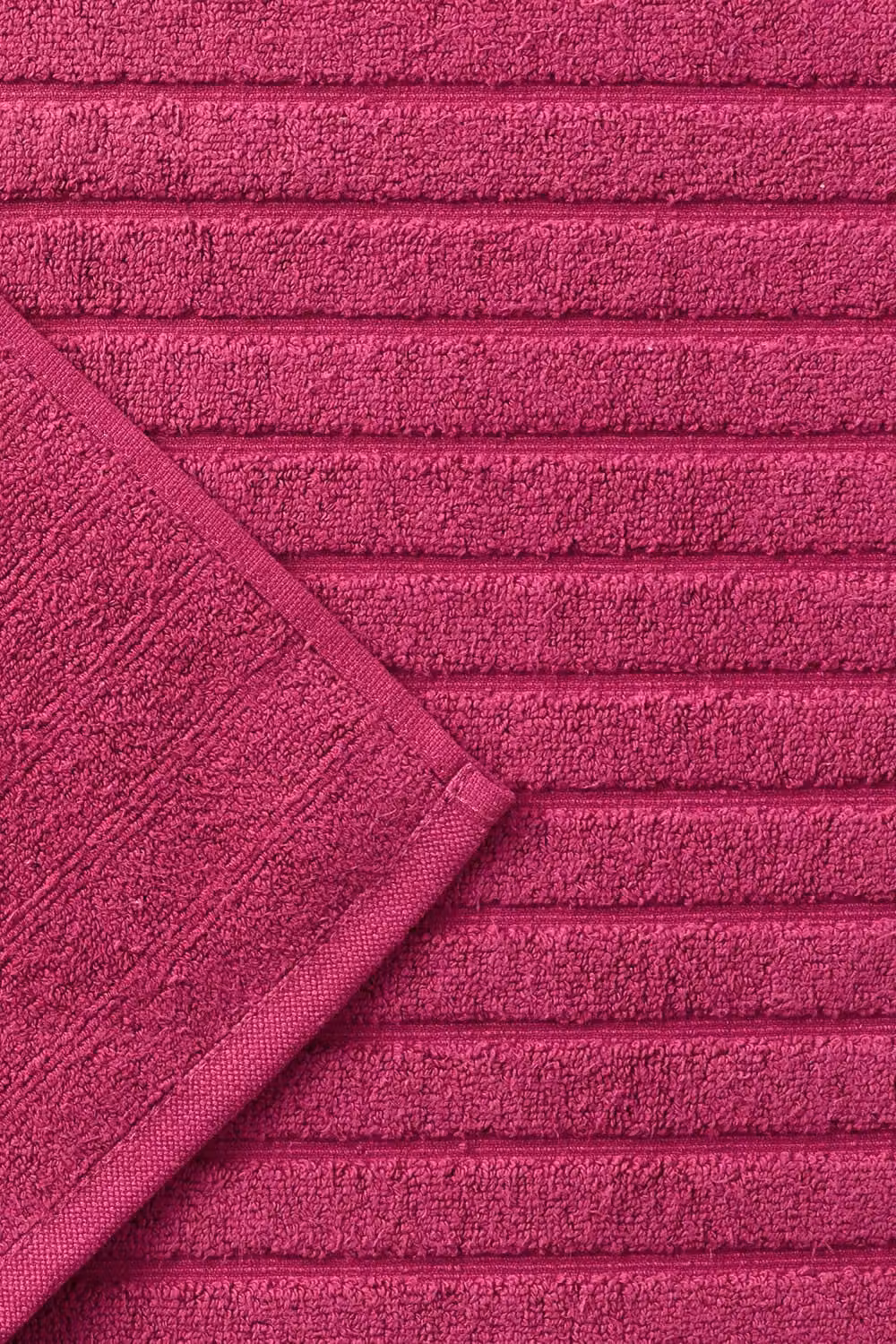 Christy Prism Luxury Turkish Cotton Bath Mat in Very Berry Pink, W/D: 60 x 60 cm – 2