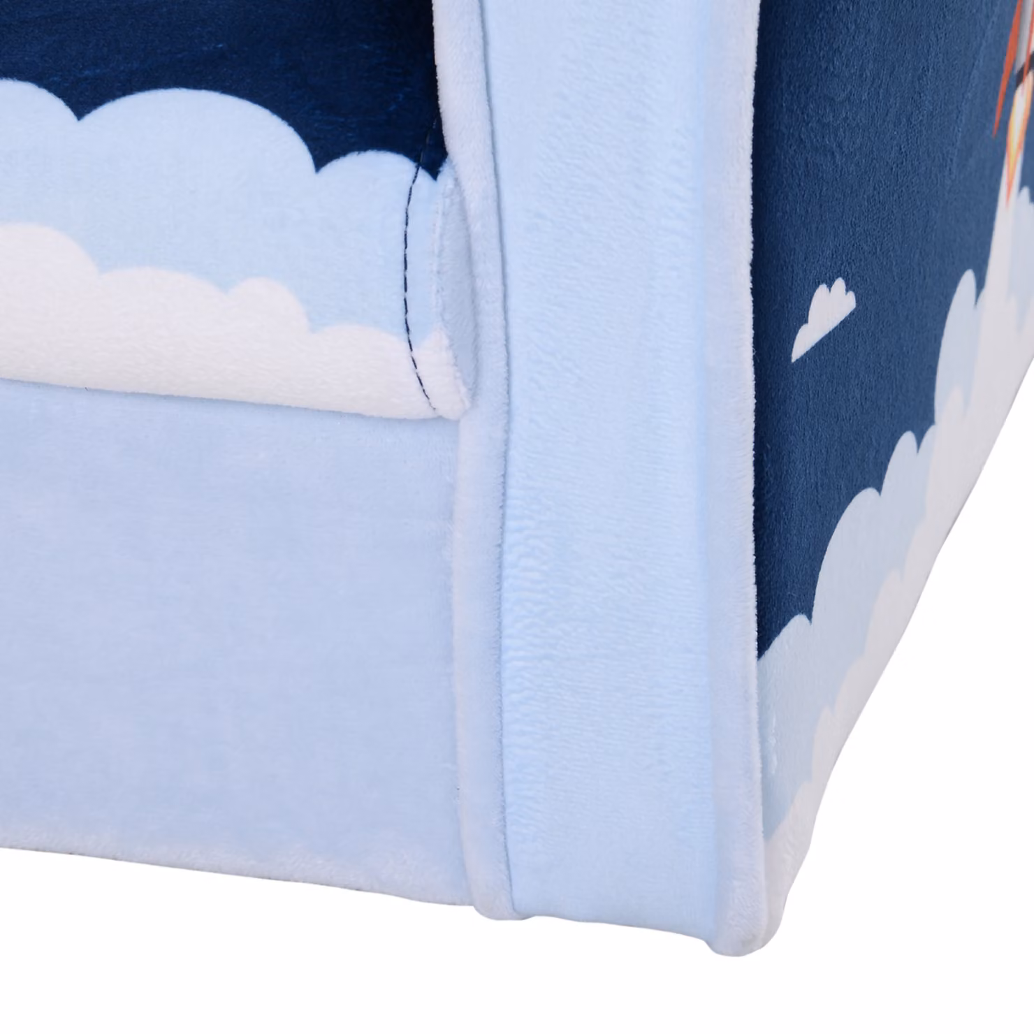 HOMCOM Childrens Armchair Single Sofa in Blue, W/D/H: 50 x 39 x 44 cm – 6