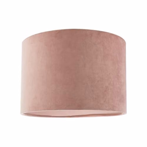Happy Homewares Modern Round Fabric Lamp Shade in Pink, Diameter: 30 cm