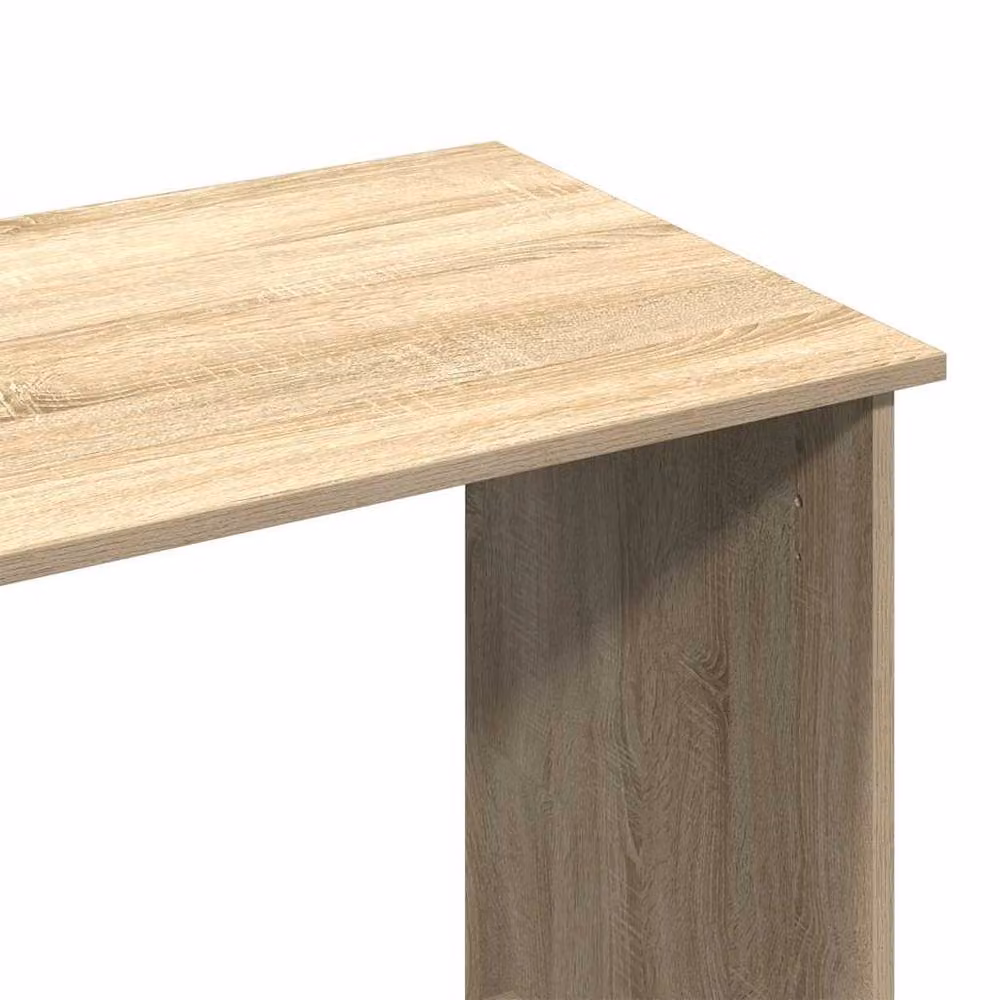 Berkfield Home Sonoma Oak Writing Desk in Light Brown, W/D/H: 102 x 50 x 75 cm – 5