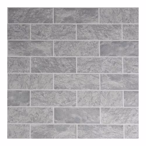 Graham & Brown Contour Grey Geometric Tiled Wallpaper, Roll W: 52 cm, L: 10 m