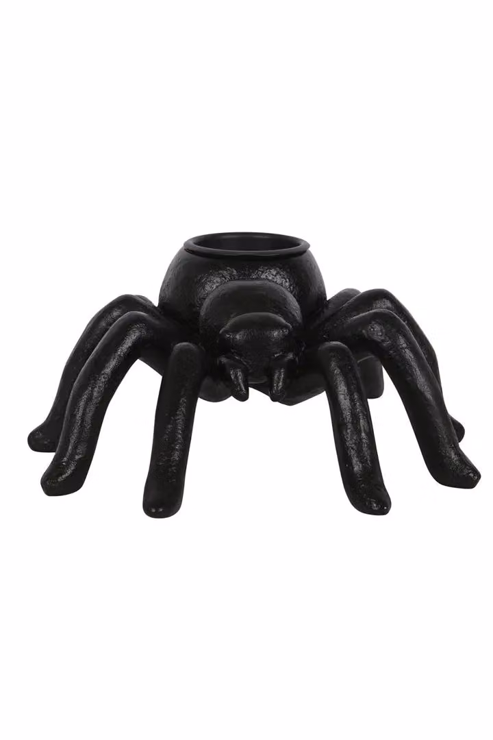 KDMD Spider Halloween Tealight Holder in Black – 2