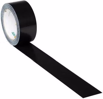 Sellotape Black Cloth Duct Tape, Width: 48 mm, Length: 18.2 m