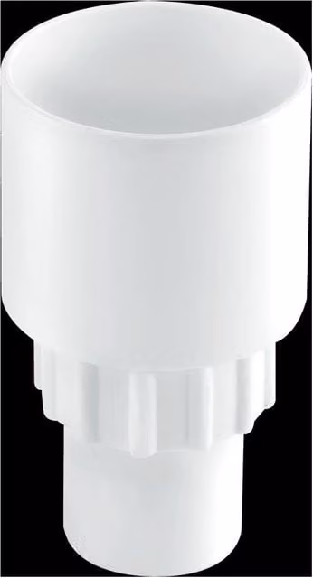 McAlpine TUN-1 1.5 inch Plastic Tun Dish with 3/4 inch Pushfit Outlet in White – 1