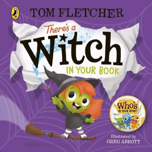 There's a Witch in Your Book by Tom Fletcher, Puffin Board Book, Multicolour – 6