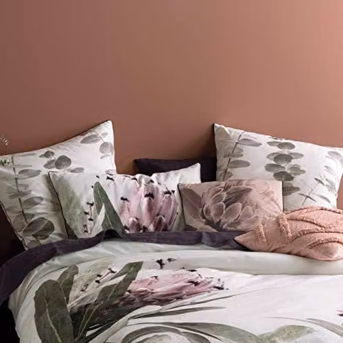 Linen House Alice Grandiflora Cotton Pillowcase Set, Multicolour – 1