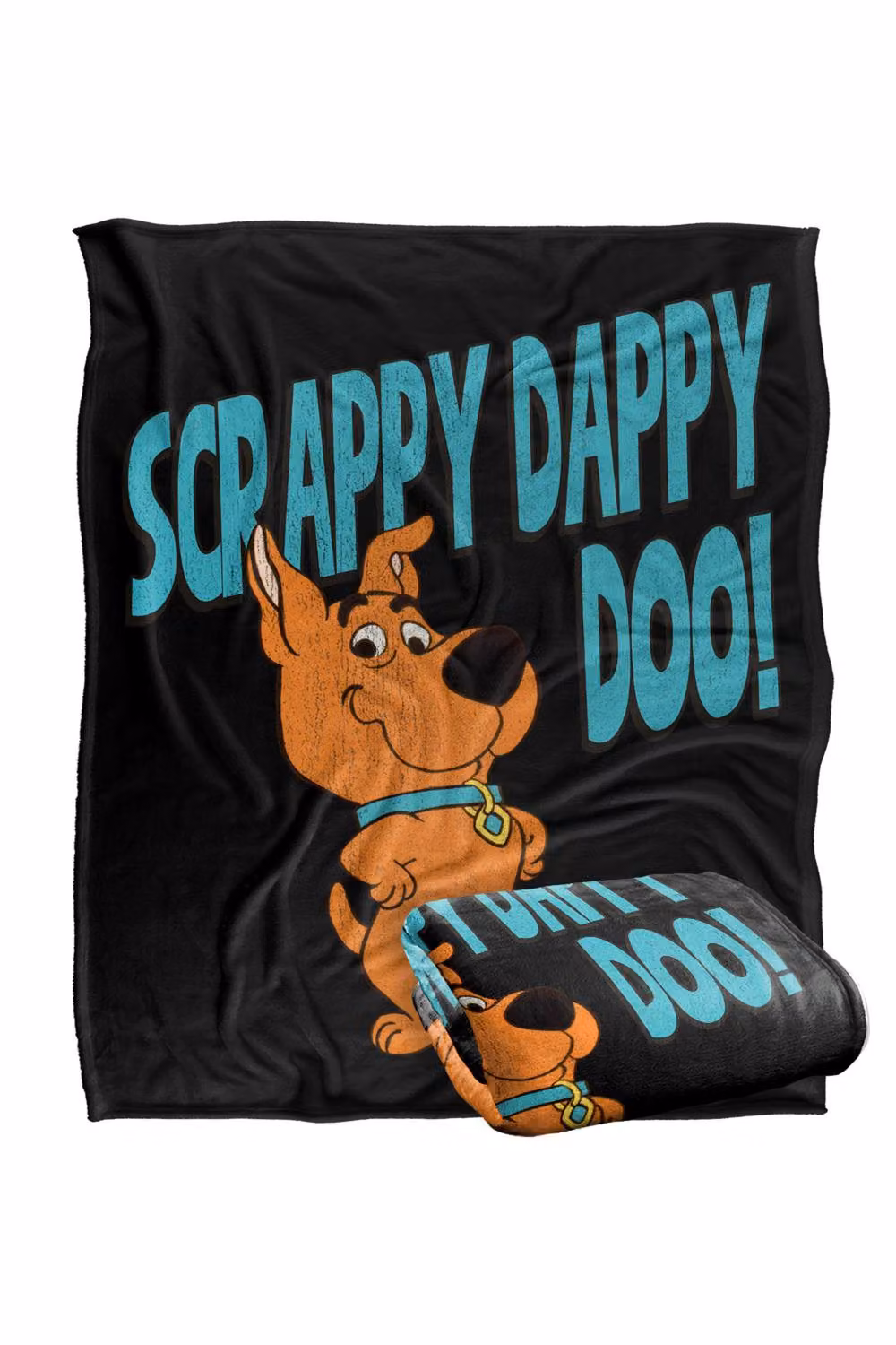 LOGOVISION Scooby Doo Scrappy Kids Super Soft Silky Touch Fleece Throw Blanket, Multicolour, W: 127.0 cm x L: 152.4 cm – 6