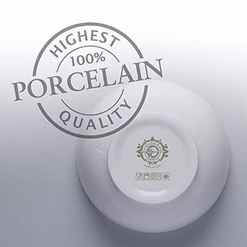 WM Bartleet & Sons 1750 T202 Traditional Porcelain Soup and Cereal Bowl, White, Diameter: 14 cm – 4