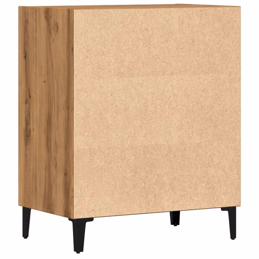 Berkfield Home Artisan Oak Sideboard in Brown, W/D/H: 57 x 35 x 75 cm – 5