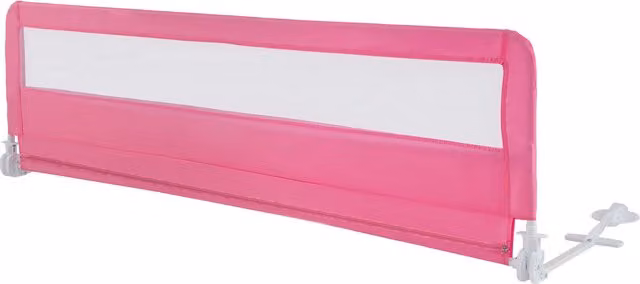 Costway Foldable Baby Bed Rail Guard in Pink