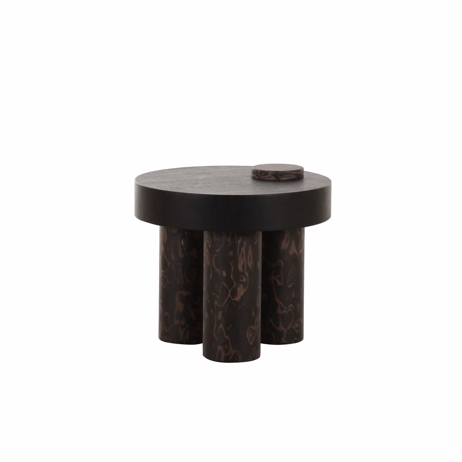 Dome Deco WINNIPEG Side Table in Brown Wood