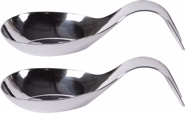 Argon Tableware Stainless Steel Spoon Rest - Silver