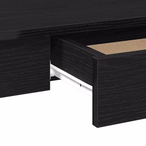 vidaXL Modern Black Writing Desk with MDF Laminate Finish, W/D/H: 100 x 45 x 75 cm – 2