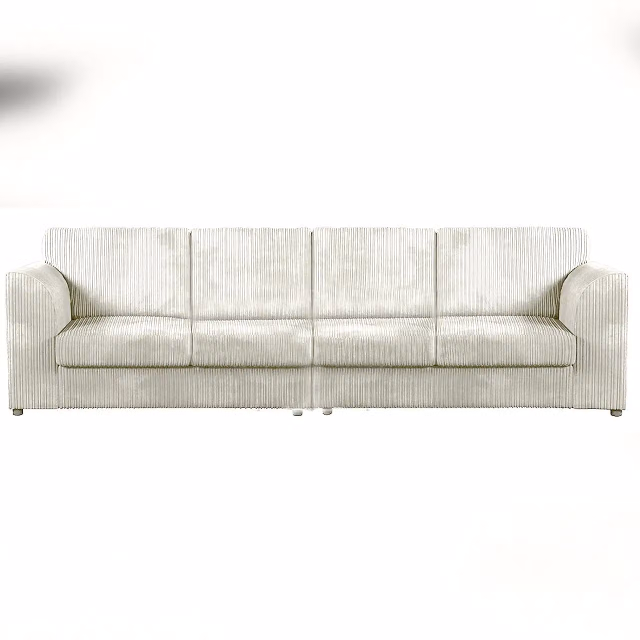 Snugg Furniture UK Limited Milo Jumbo Cord 4 Seater 2 Corner L-Shape Sofa in Cream – 2