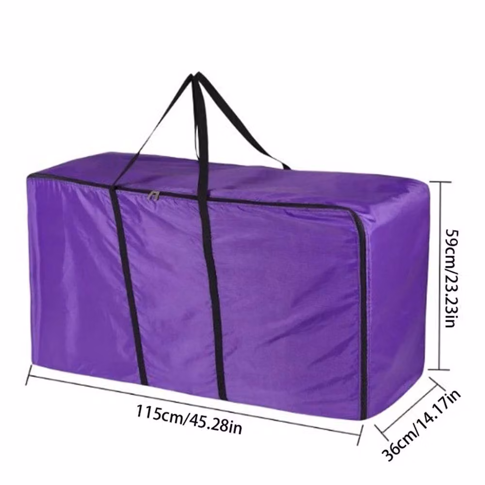 Nordara Hay Straw Bale Storage Bag in Purple, W: 60.0 cm, D: 60.0 cm, H: 59.0 cm – 2
