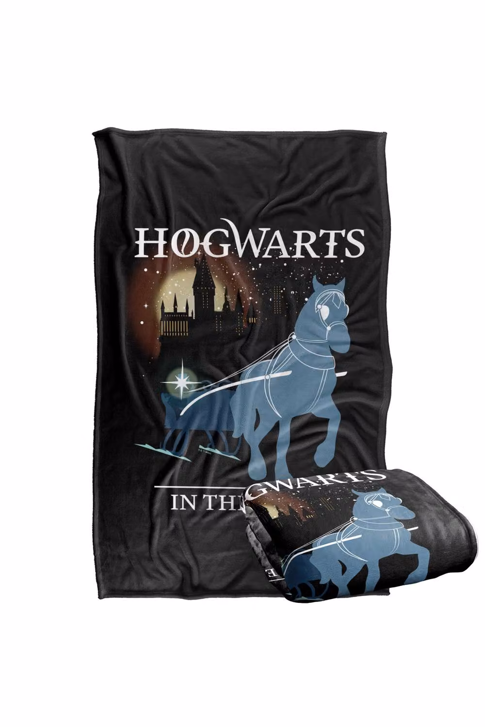 LOGOVISION Harry Potter Hogwarts Christmas in the Snow Super Soft Silky Touch Fleece Throw Blanket, Multicolour, W: 91.44 cm, L: 147 cm – 7