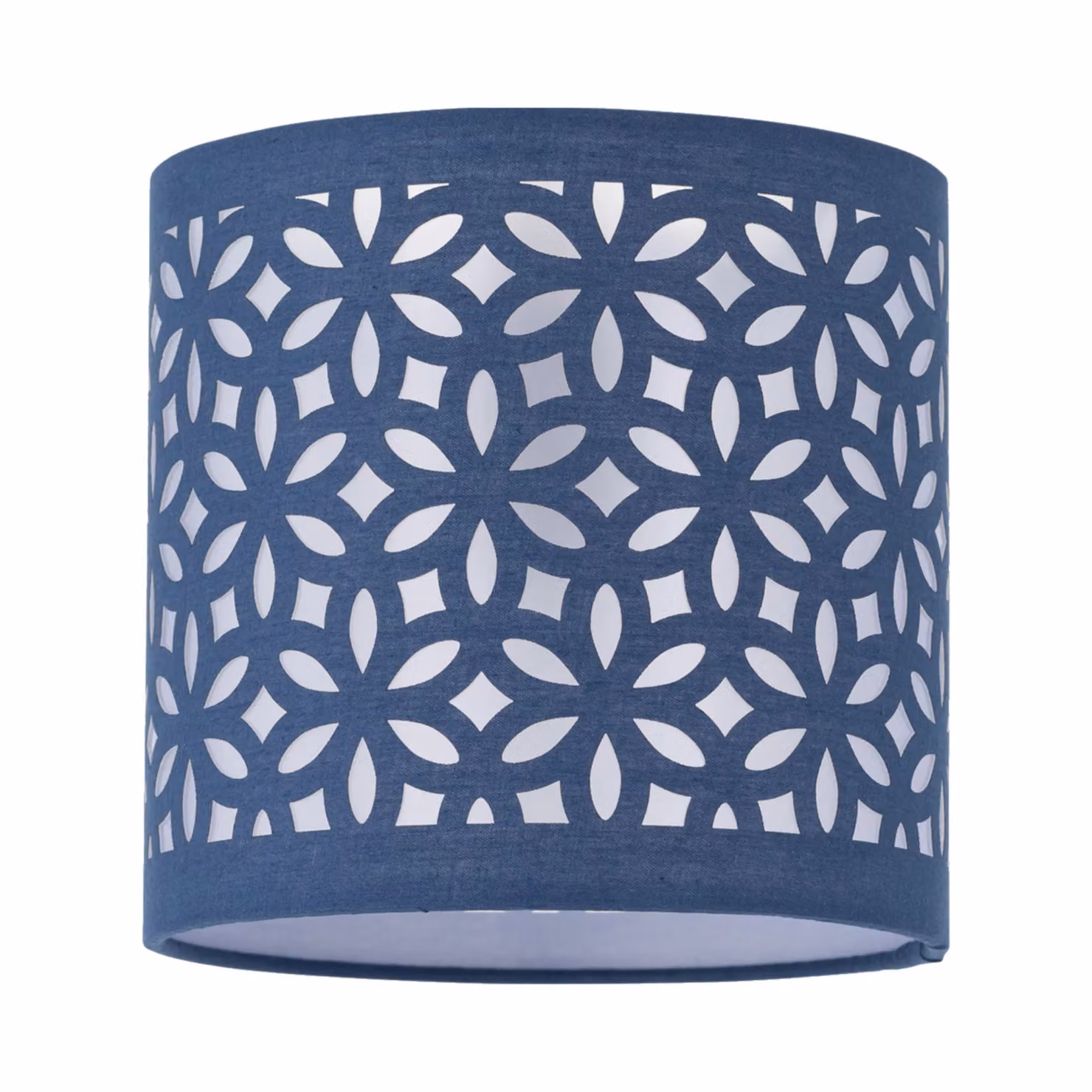 First Choice Lighting Romana Touch Table Lamp in Brushed Chrome and Blue – 2