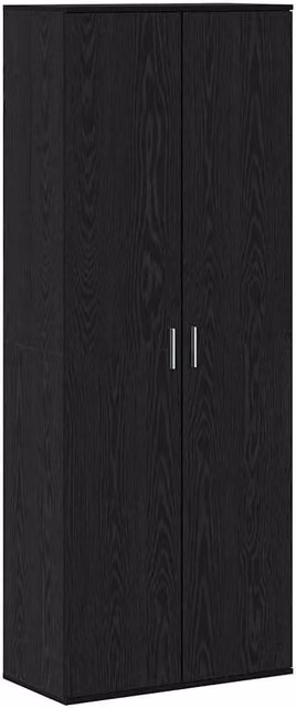 Berkfield Home Modern Highboard in Black Oak, W: 70 cm, D: 35 cm, H: 180 cm