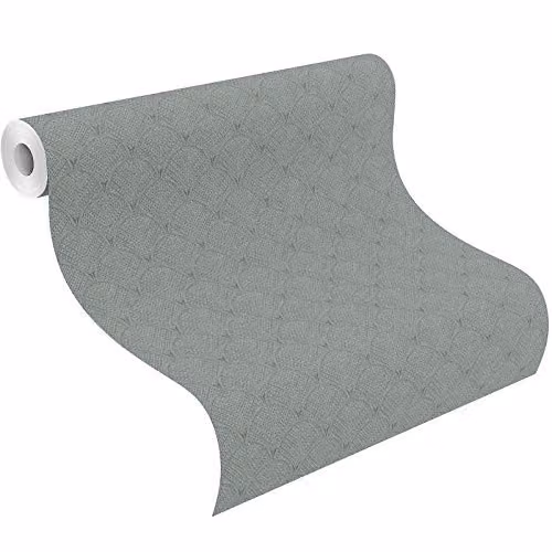 Rasch Madagascar Grey Abstract Dotted Non Woven Wallpaper – 2
