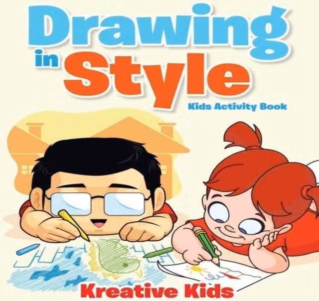 Kreative Kids Drawing in Style Multicolour Childrens Activity Book Paperback