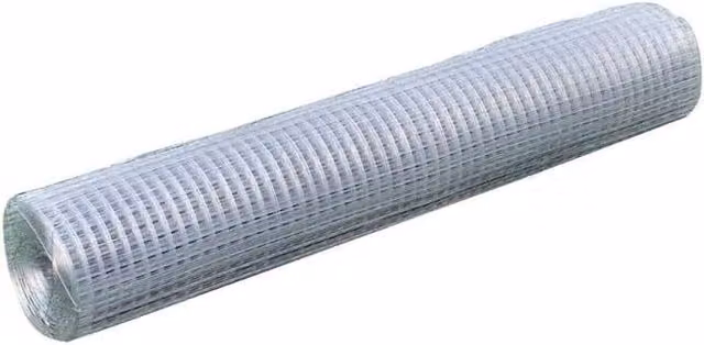 Berkfield Home Galvanised Steel Chicken Wire Fence, Silver, 25 x 1 m – 1