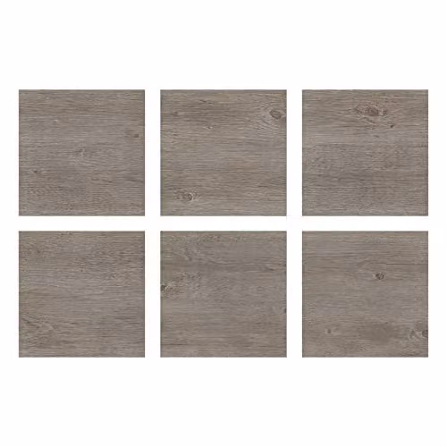 FloorPops FP3320 Ashwood Peel & Stick Floor Tiles, Grey, Wood Look, W/D/H: 30.48 x 30.48 x 0.15 cm – 3