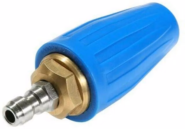 NESTLUNE Blue 4000PSI Pressure Washer Turbo Nozzle with 360 Degree Rotating Spray