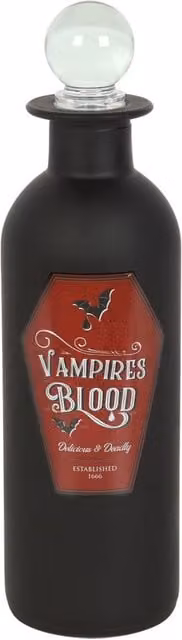 Something Different Vampire Blood Potion Glass Bottle in Black – 1