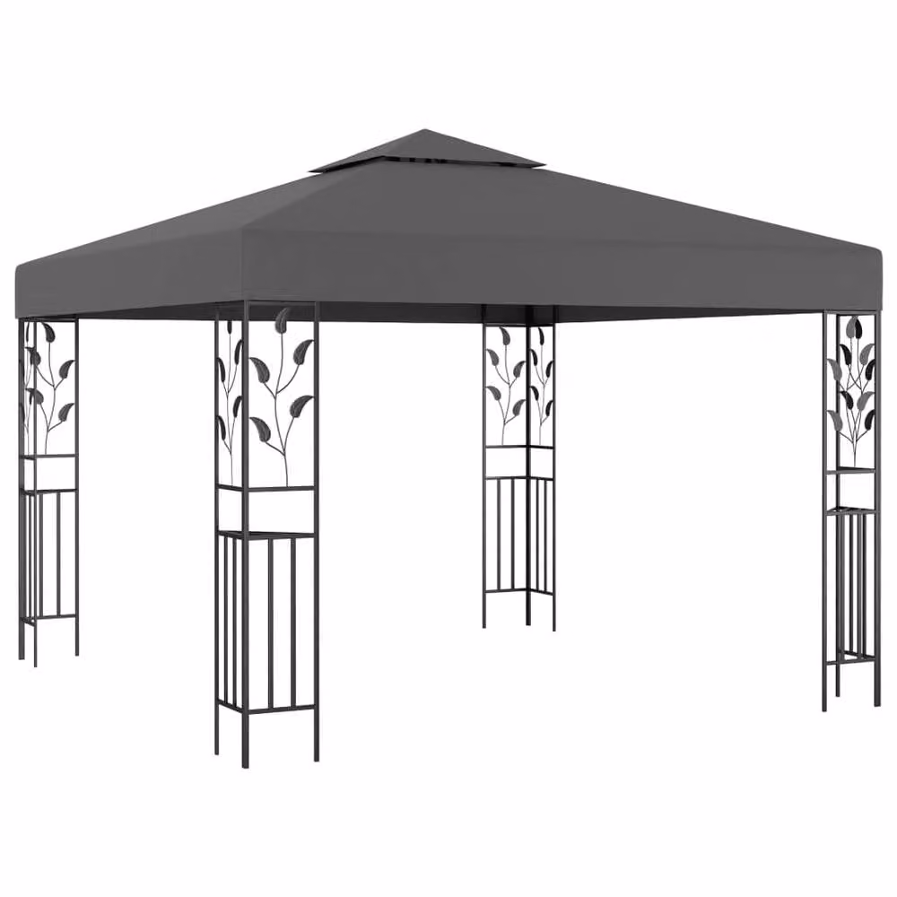 Berkfield Home Anthracite Gazebo W/D/H: 300 x 300 x 250 cm