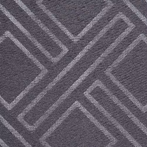 Alan Symonds Diamond Blackout Eyelet Curtains, Charcoal Grey, W: 168 cm, H: 137 cm – 2