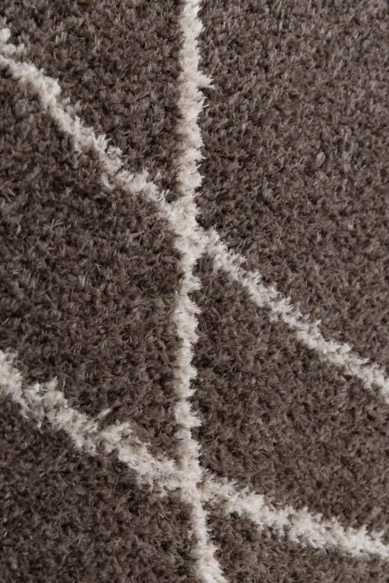 The Rug Shop UK Taupe Abstract Modern Stain-Resistant Grey Rug, W: 200 cm, D: 290 cm – 4