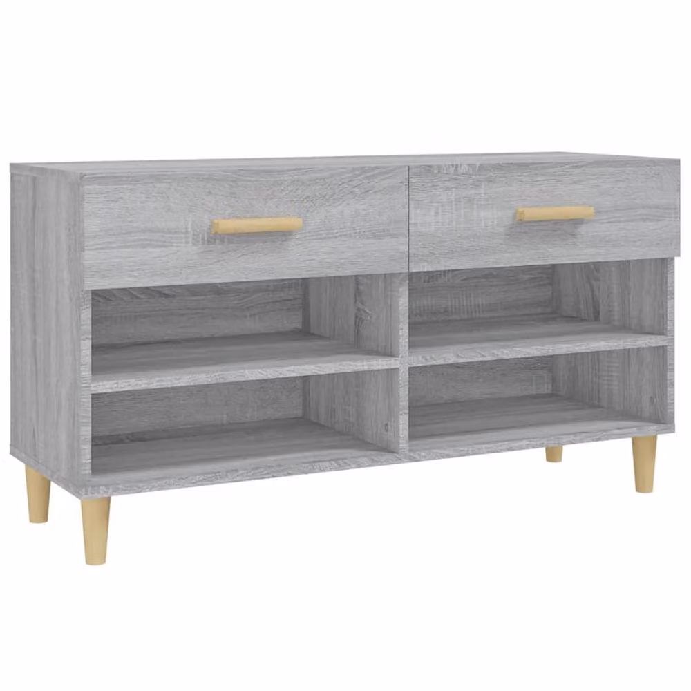 Berkfield Home Grey Sonoma Shoe Cabinet W/D/H: 102 x 35 x 55 cm – 2