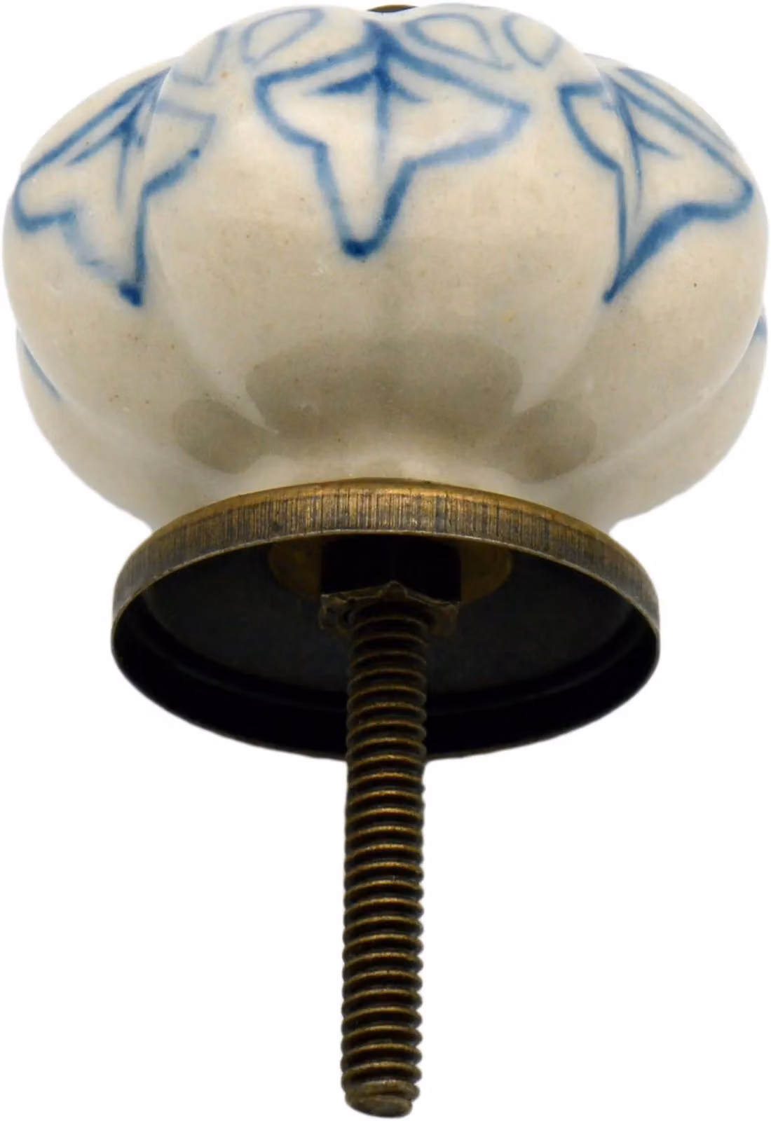 Nicola Spring Blue Floral Ceramic Cabinet Knob – 3