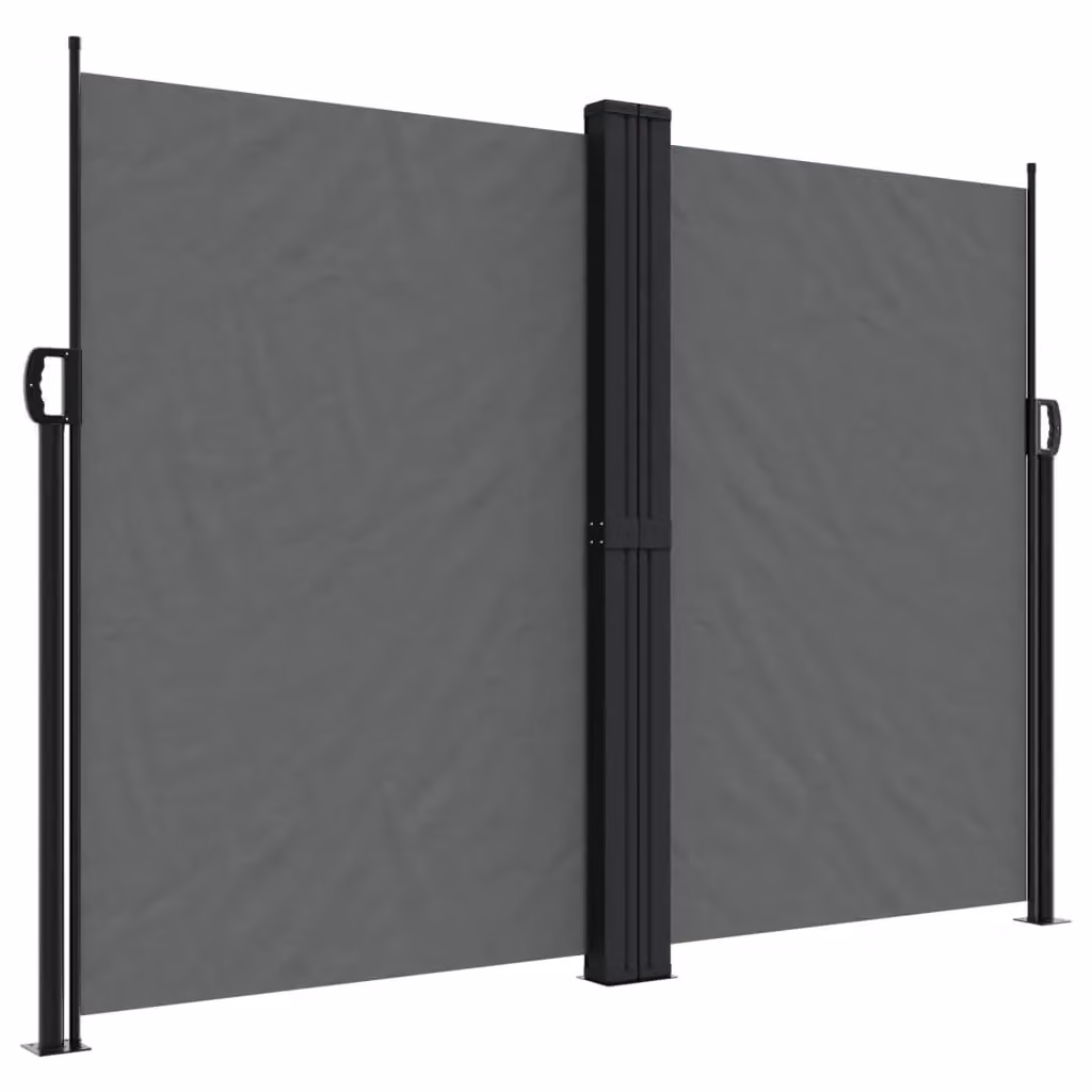 Berkfield Home Retractable Side Awning in Anthracite, W/H: 1000 x 180 cm – 2