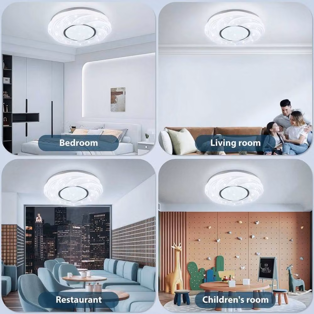 PAWNORA 36W White LED Round Ceiling Light, Diameter: 39 cm, Height: 8 cm – 3