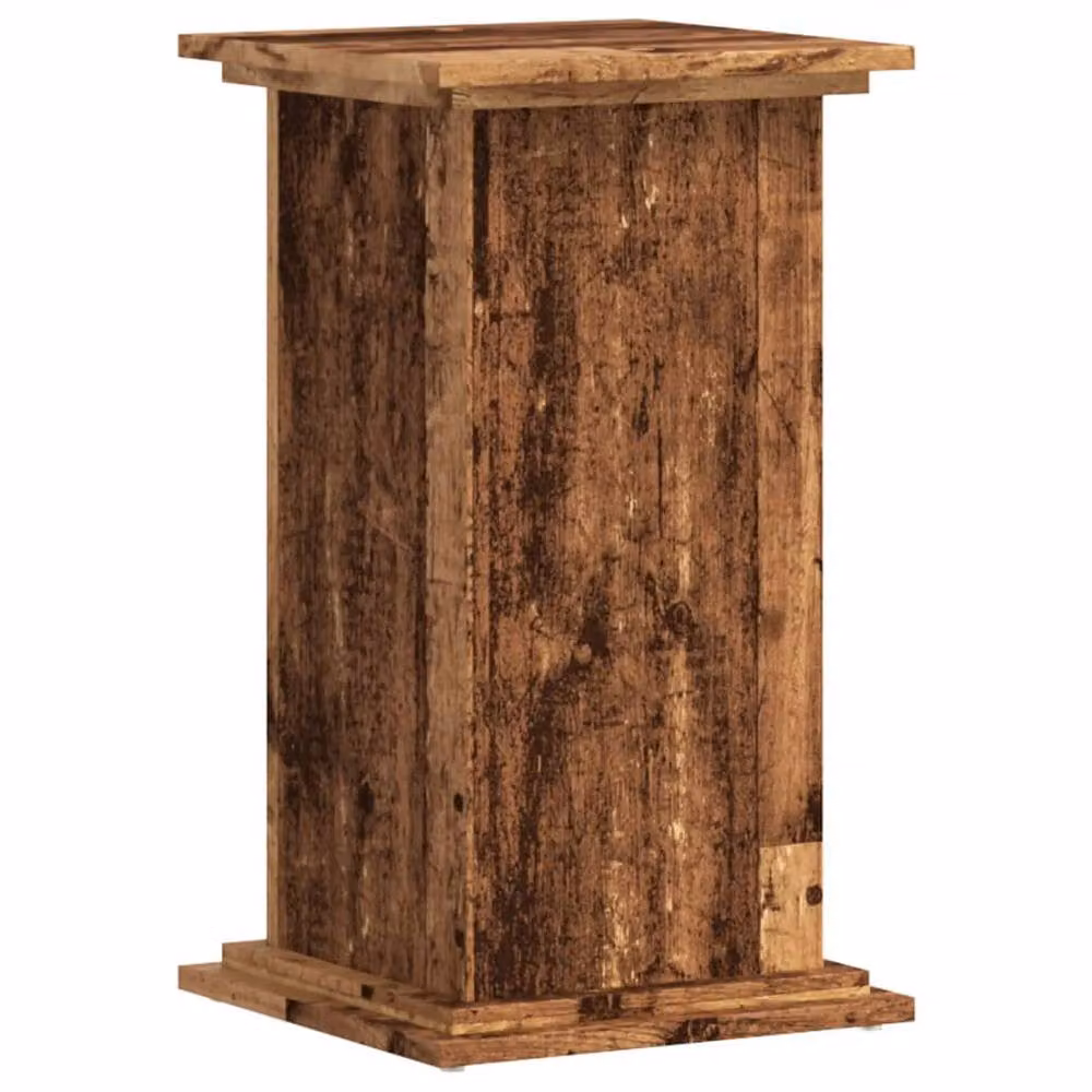 Berkfield Home Rustic Plant Stand in Brown Engineered Wood, W/D/H: 33 x 33 x 60 cm – 3